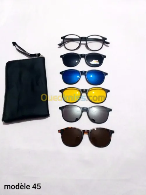 pack lunettes 6en1 très pratique et so