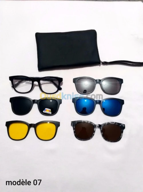 pack lunettes 6en1 très pratique et so