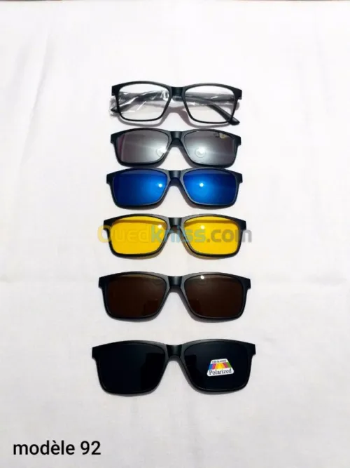 pack lunettes 6en1 très pratique et so