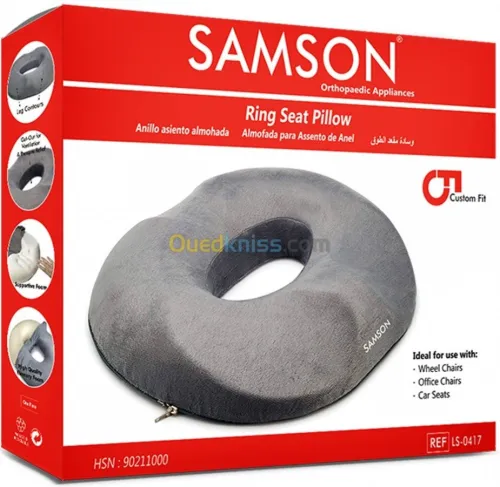 Coussin hémorroïdes en forme de "O"