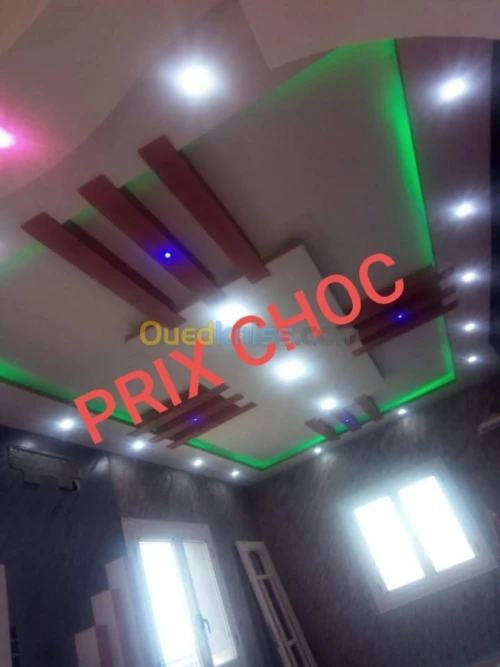 Peinture et b13 et faux plafond pvc