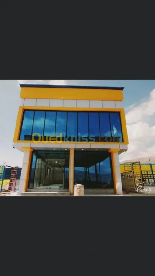 Habillage des façades en allucobande