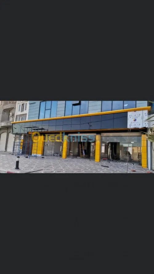 Habillage des façades en allucobande