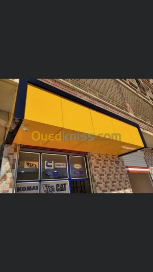 Habillage des façades en allucobande