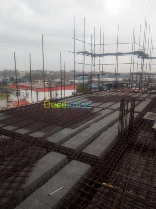 coffrage ,ferraillage,etude et suivi