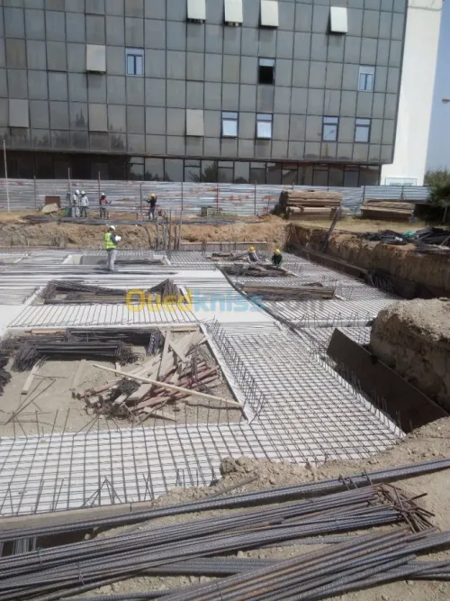 coffrage ,ferraillage,etude et suivi