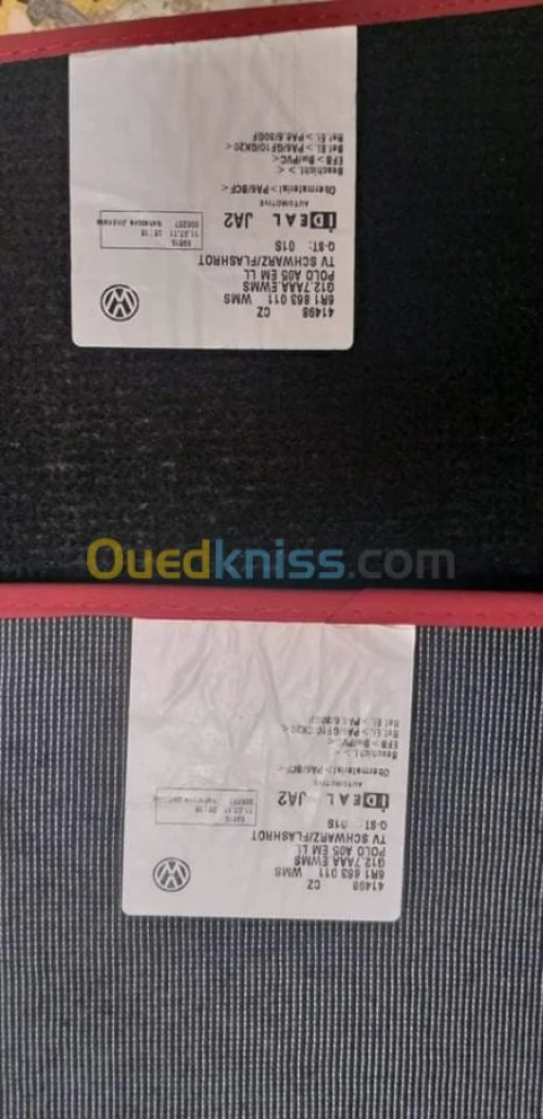 tapis intérieur d'origine volkswagen 