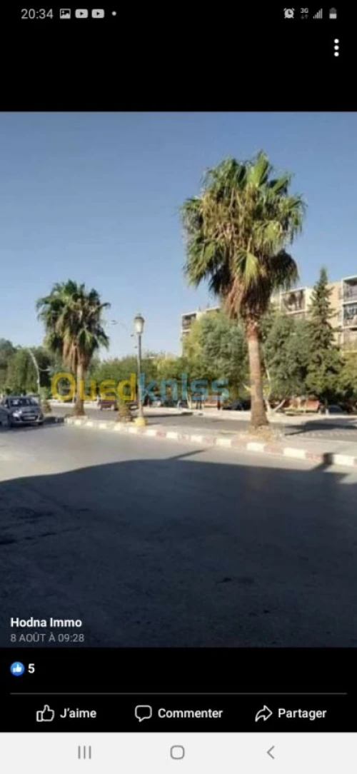 Vente Appartement F3 Msila Msila