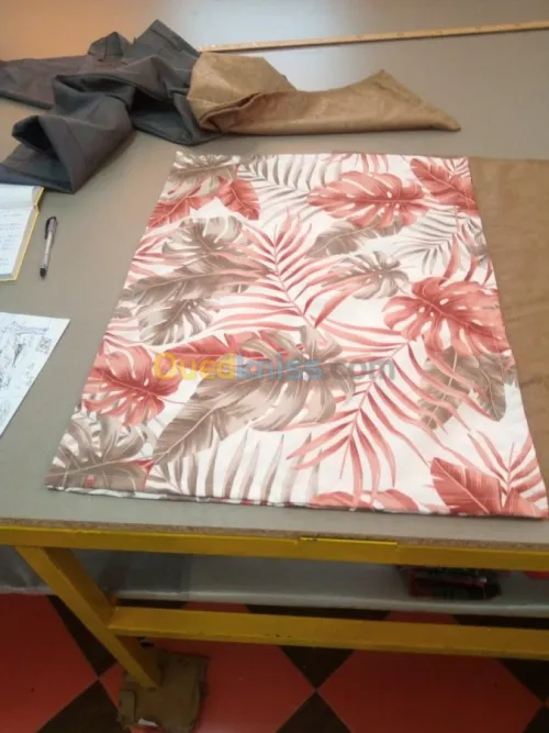 couture en tissu, cuir et chaussure