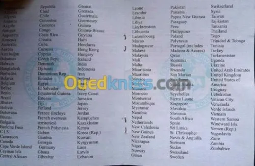 Permis international USA ( 10 ans ) 