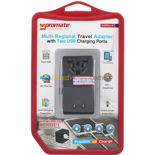 Promate Chargeur Universel-uniPRO 4