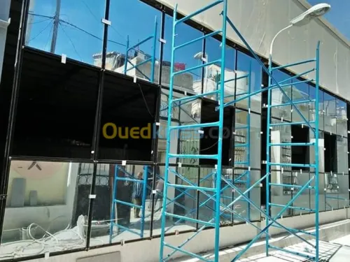 Revêtement faces mur rideau alucobond