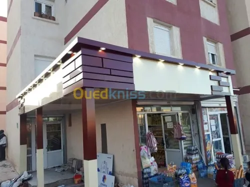 Revêtement faces mur rideau alucobond