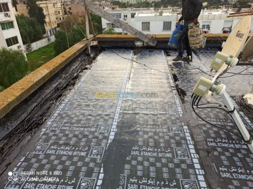 Travaux d'étenchieté