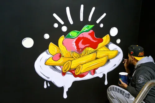 Graffiti, Décoration, Fresque mural