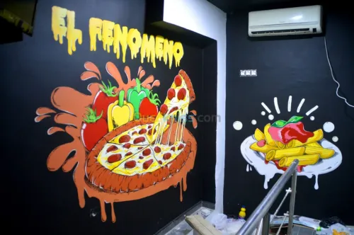 Graffiti, Décoration, Fresque mural
