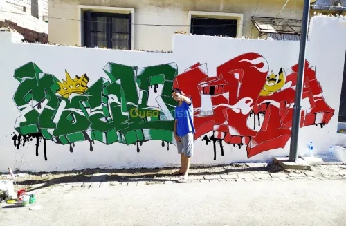 Graffiti, Décoration, Fresque mural