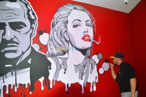 Graffiti, Décoration, Fresque mural