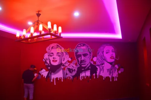 Graffiti, Décoration, Fresque mural