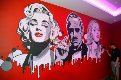 Graffiti, Décoration, Fresque mural