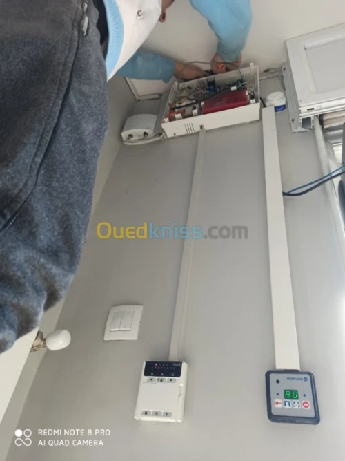 Installation de caméra et alarme