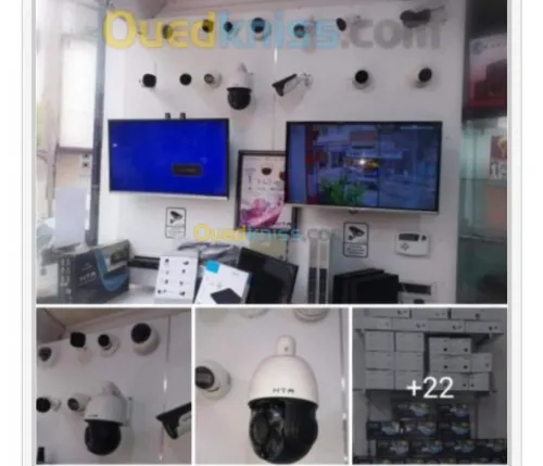 Installation de caméra et alarme