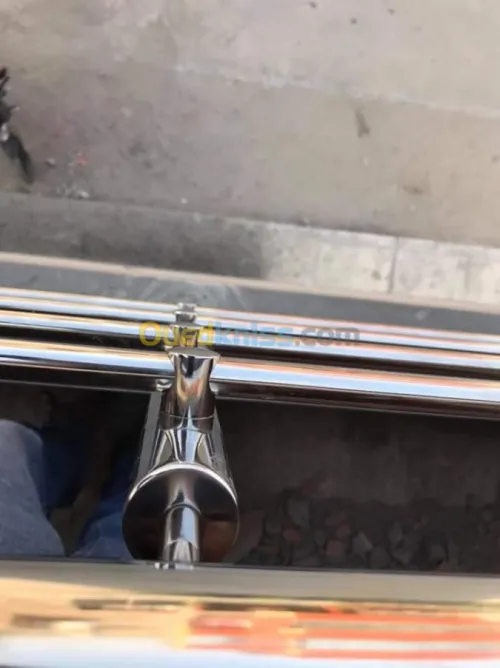 Rampe d'escalier en inox