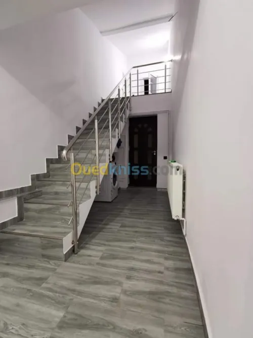 Rampe d'escalier en inox