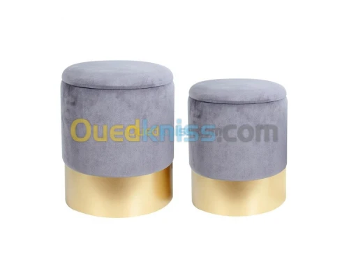 Pouf gold Atmosphera