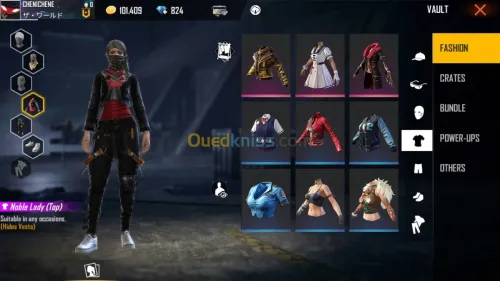 Compte Free fire