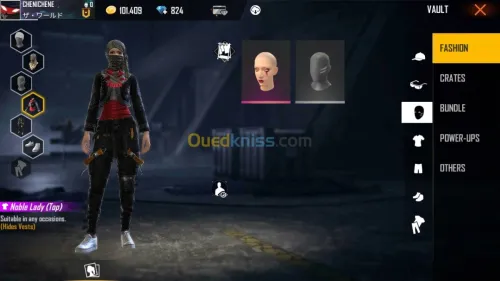 Compte Free fire