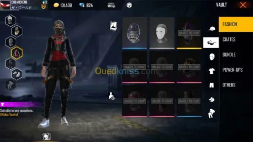 Compte Free fire