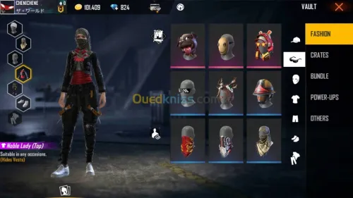 Compte Free fire