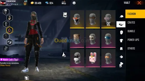 Compte Free fire