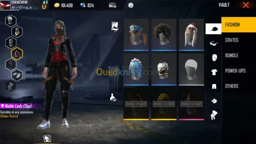 Compte Free fire