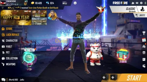 Compte Free fire