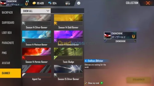 Compte Free fire