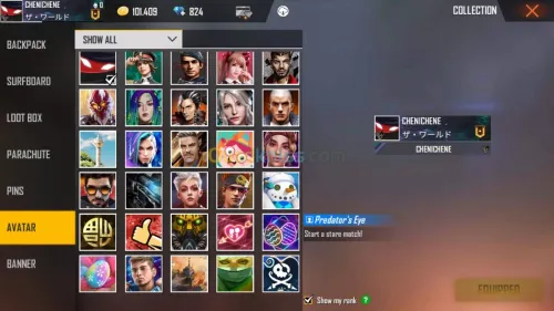 Compte Free fire