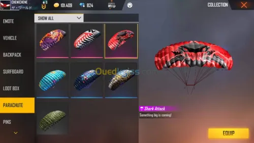 Compte Free fire