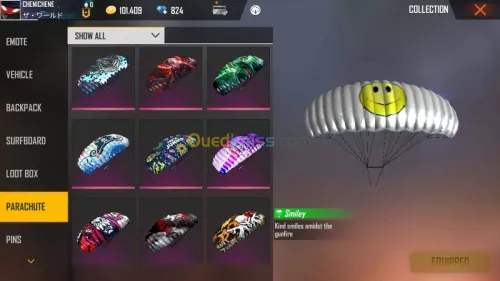 Compte Free fire