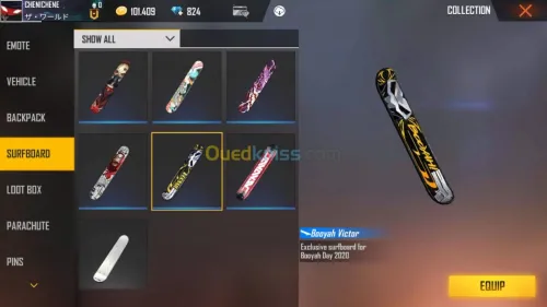 Compte Free fire