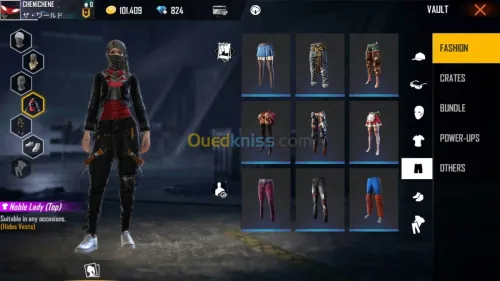 Compte Free fire