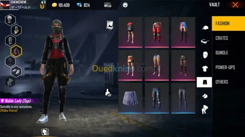 Compte Free fire