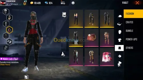 Compte Free fire