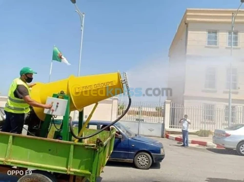 Canons pulvérisateur désinfectants 