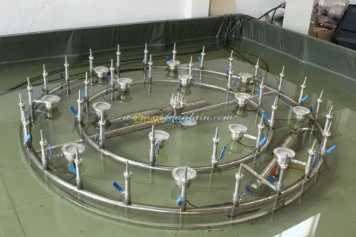 Equipements jets d'eau et fontaines