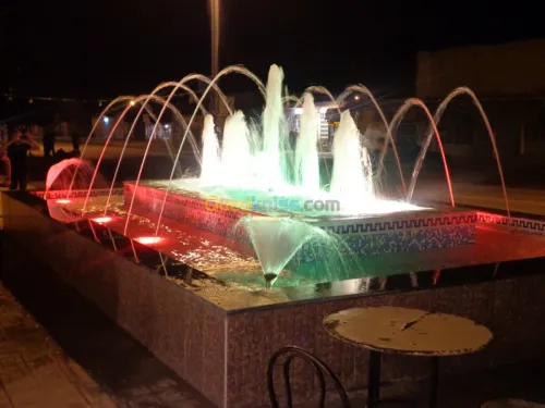 Equipements jets d'eau et fontaines