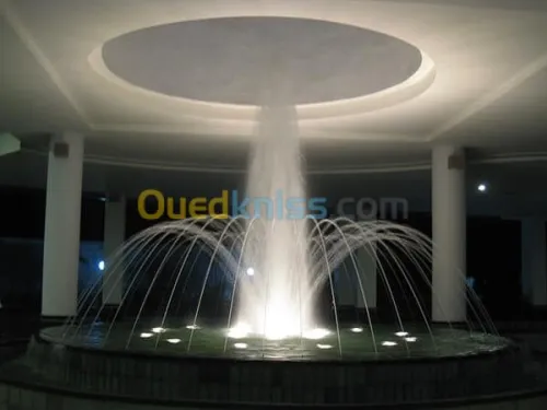 Equipements jets d'eau et fontaines