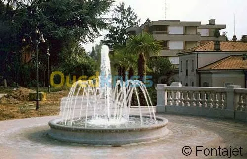 Equipements jets d'eau et fontaines