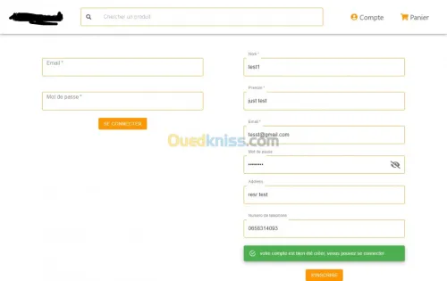 création de site web sur mesure